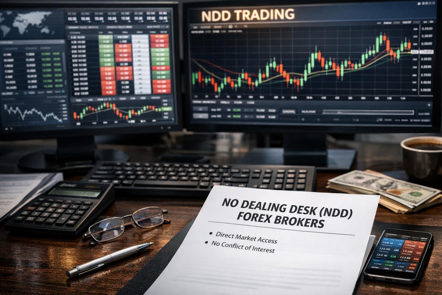 No Dealing Desk (NDD) Forex brokers